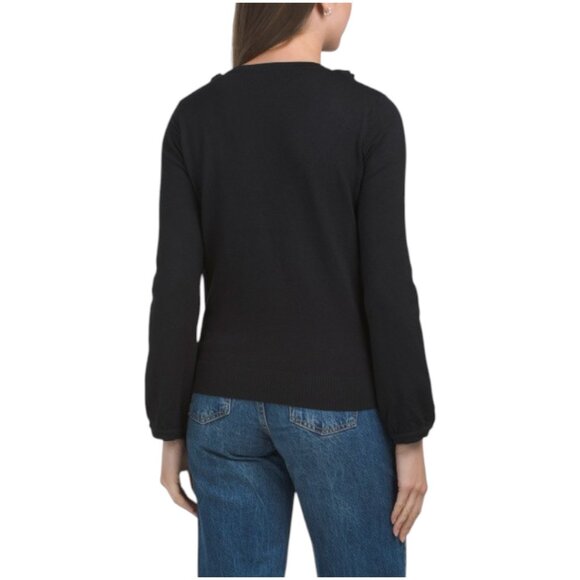 NANCY YANG Floral Sweater - Picture 2 of 3